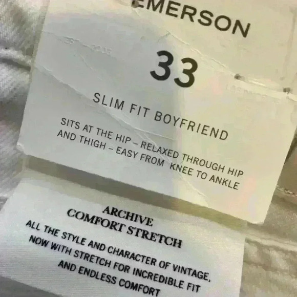 NWT Citizens of Humanity Emerson in Zen Relaxed Fit Slim Boyfriend Jeans 33 - Picture 6 of 7